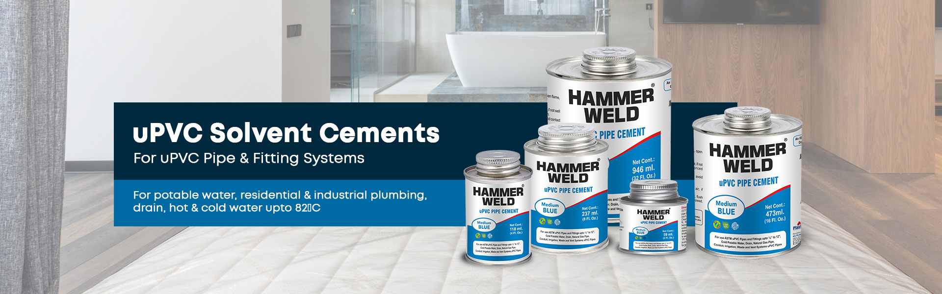 HammerWeld UPVC Pipe Cement