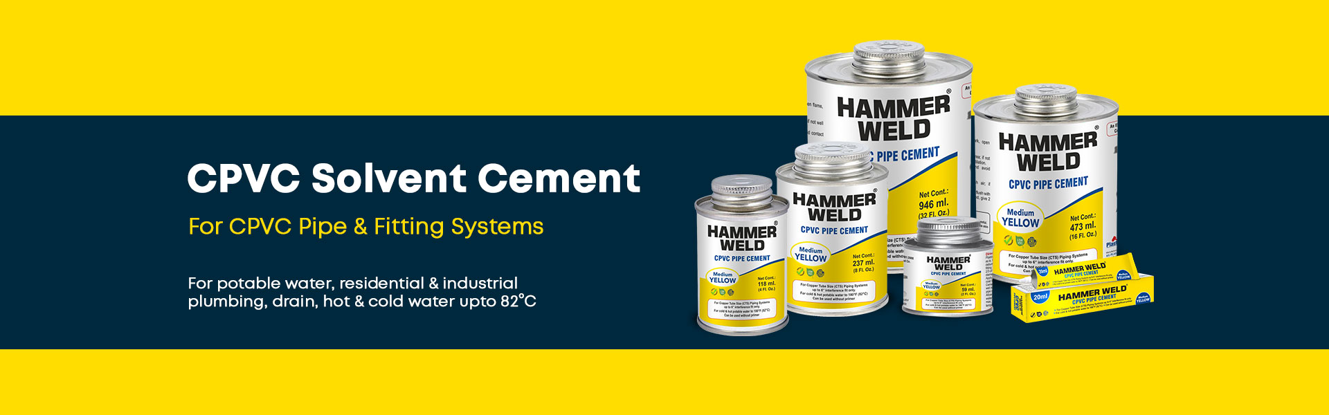 HammerWeld cpvc solvent cement