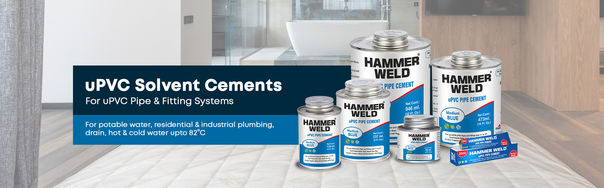 HammerWeld upvc solvent cement
