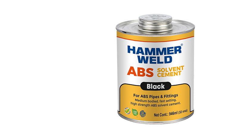 hammer weld abs solvent cement