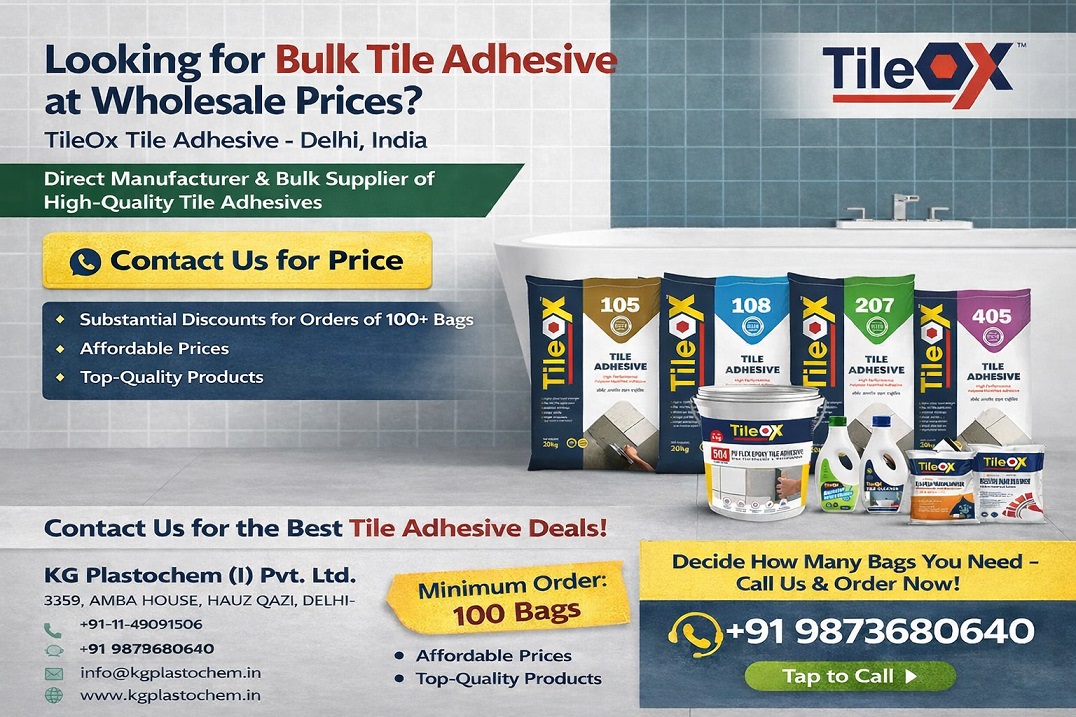 TileOx Tile Adhesive – Trusted Manufacturer & Bulk Supplier in India post thumbnail image