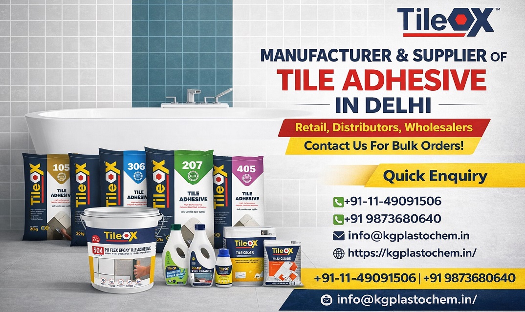 Leading Tile Adhesive Manufacturer & Bulk Supplier in Delhi TileOx post thumbnail image